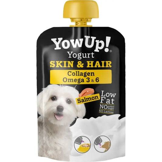 Yow Up Pouch Joghurt Hunde Haut&Haar 10X115Gr Box