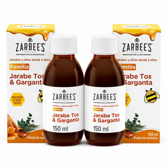 Zarbee's Cough and Throat Syrup – Cough Syrup with Honey, Pack of 2 x 150 ml
