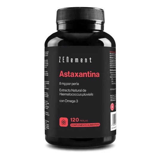 Zenement Astaxanthin, 8 Mg, mit Omega-3, 120 Weichkapseln
