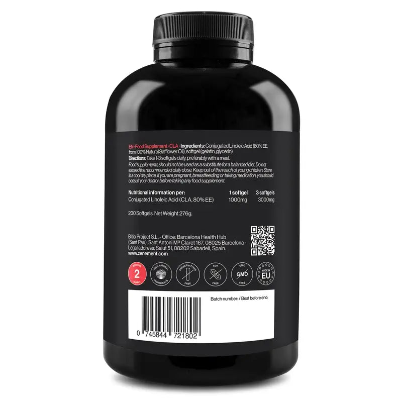 Zenement Cla 3000 Mg, 200 Weichkapseln