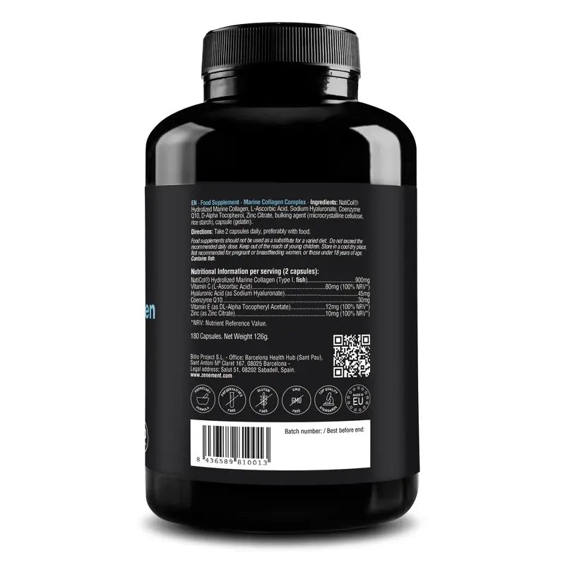Zenement Marine Collagen Complex, 180 Kapseln