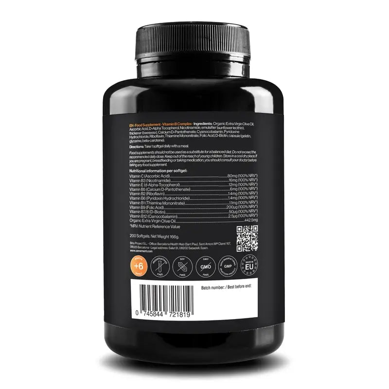 Zenement Vitamin-B-Komplex, 200 Weichkapseln