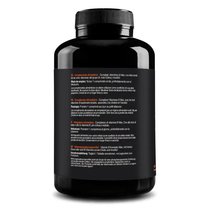Zenement Vitamin B Max Complex, 365 vegane Tabletten