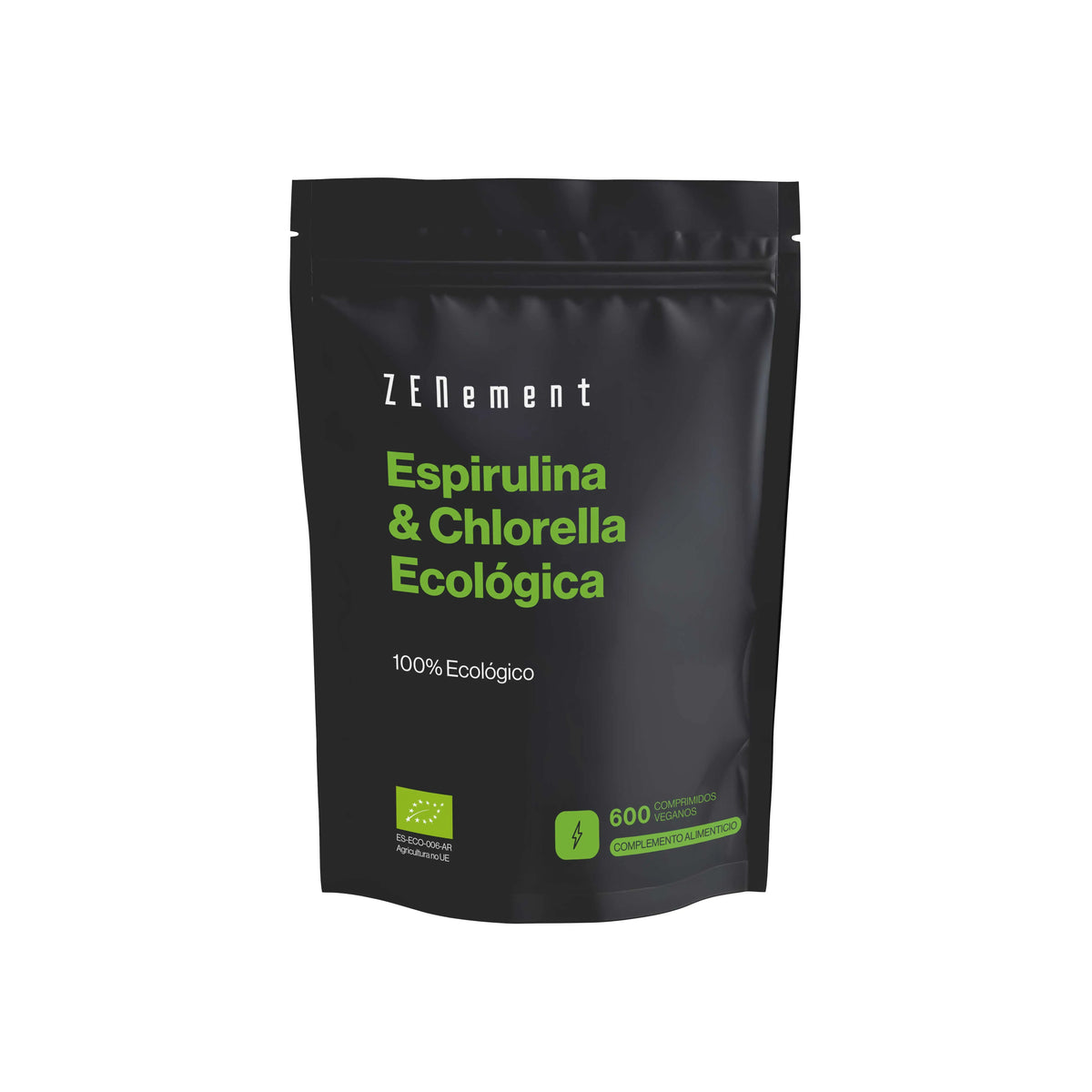 Zenement Bio-Spirulina und Chlorella, 600 Tabletten