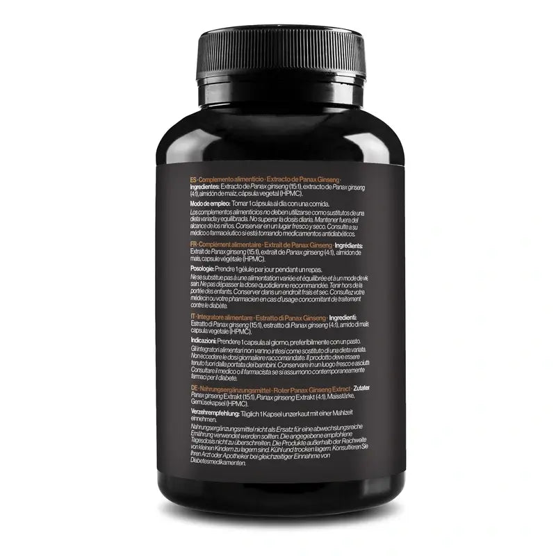 Zenement Koreanischer Roter Panax Ginseng Extrakt 120 vegane Kapseln