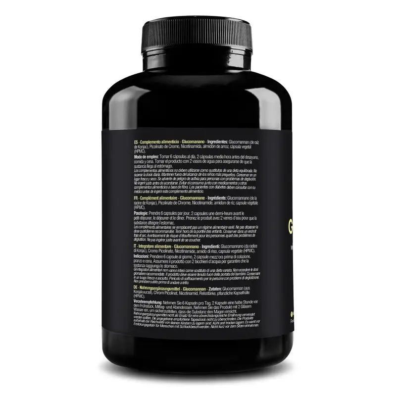 Zenement Glucomannan Natürliches Sättigungsgefühl, 180 vegane Kapseln