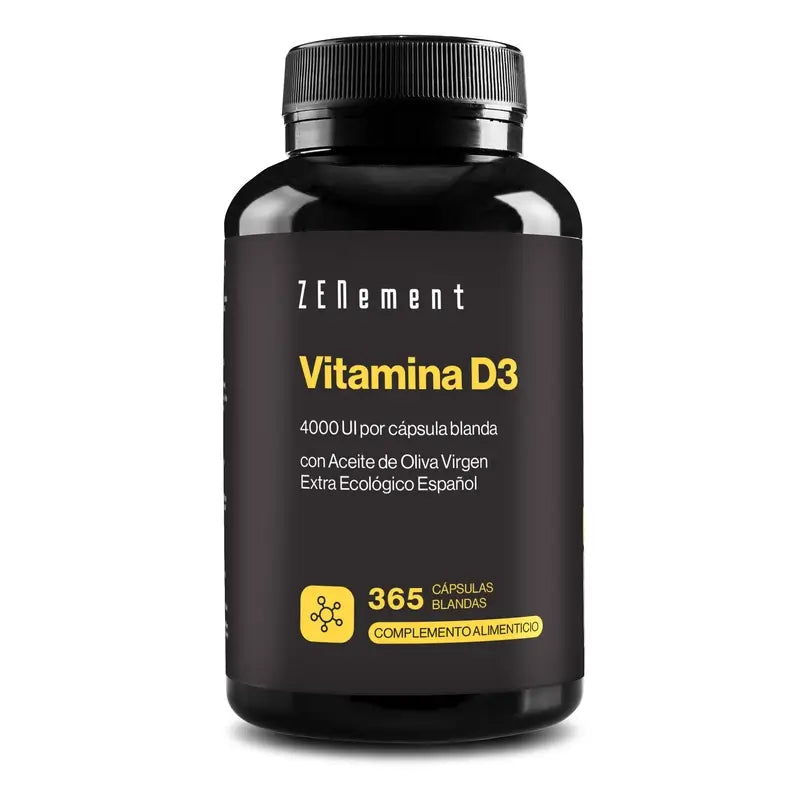 Zenement Vitamin D3 4000 Ui, 365 Weichkapseln