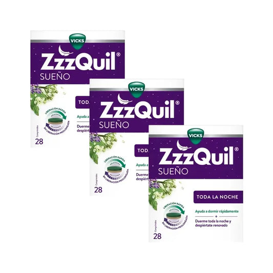 Zzzquil Melatonin, Baldrian & Vitamin B6, 3X28 Tabletten