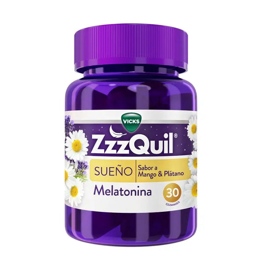 ZzzQuil Mango, Banana and Valerian, 30 Gummies