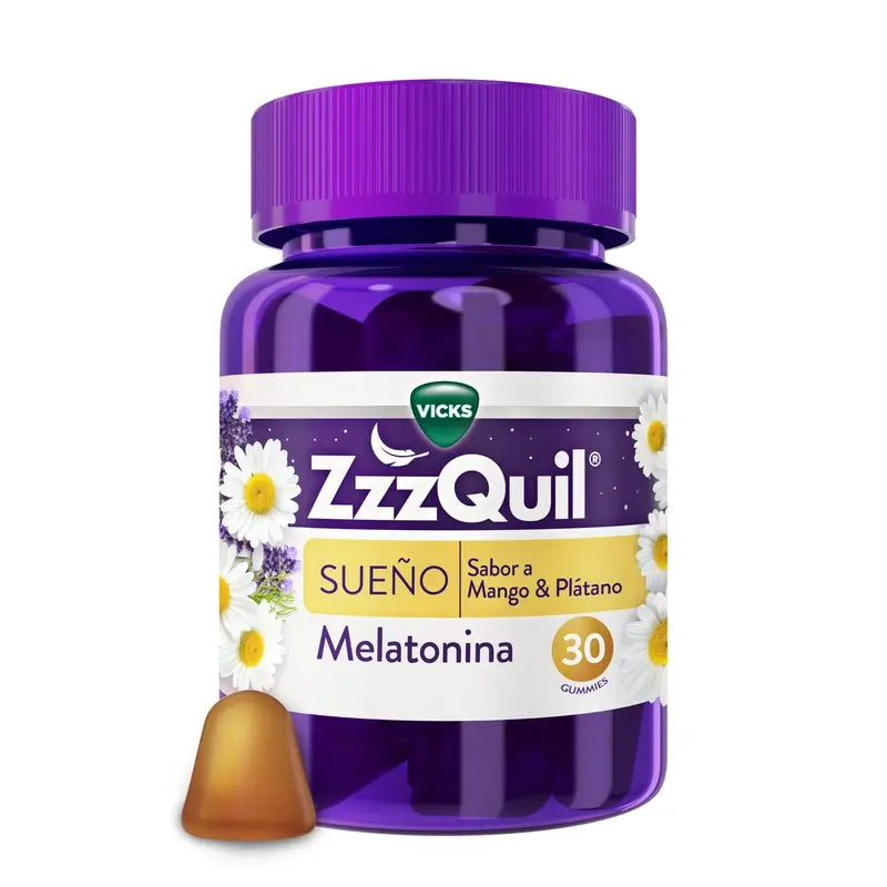 ZzzQuil Mango, Banane und Baldrian, 30 Gummis